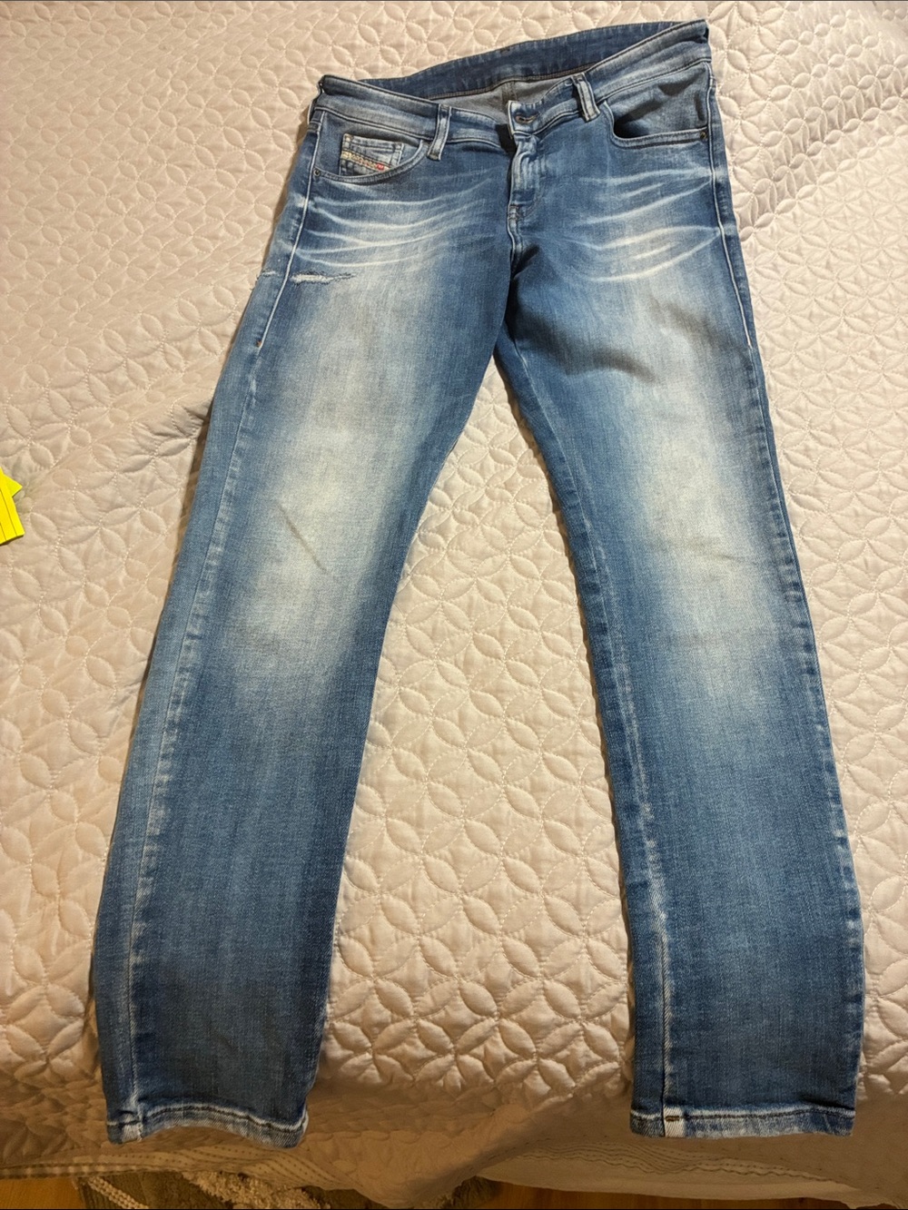 Diesel Women’s Light Blue Faded Slim Jeans